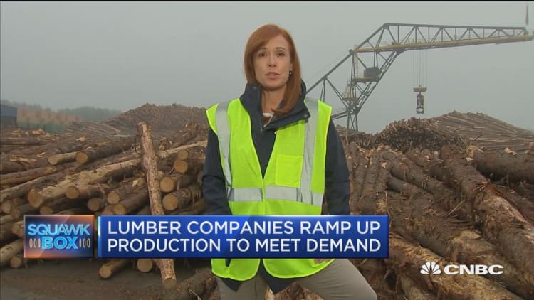 Lumber companies ramp up production to meet demand