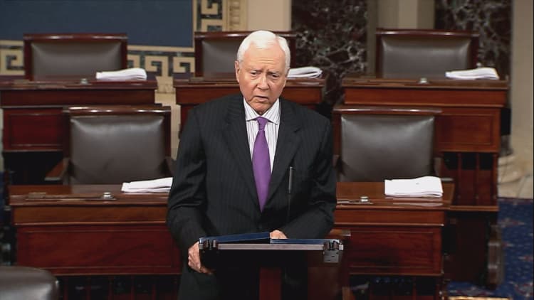 Key Republican supporter Orrin Hatch speaks out on Trump administration tariff policy