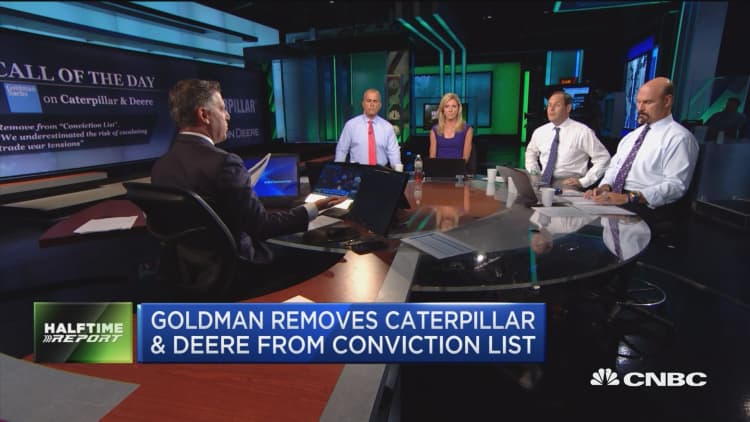 Caterpillar & Deere removed from Goldman's 'Conviction List' due to trade war tension