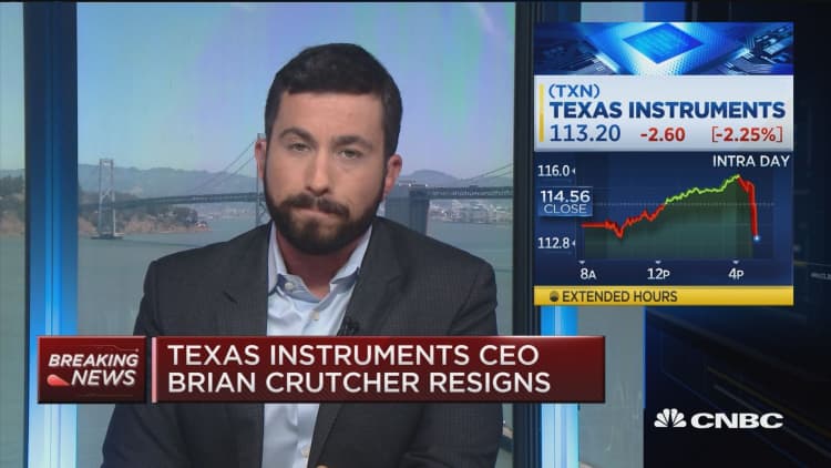 Texas Instruments CEO resigns due to violations of company's code of conduct