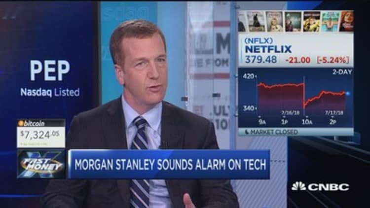 It's time to sell tech, warns Morgan Stanley