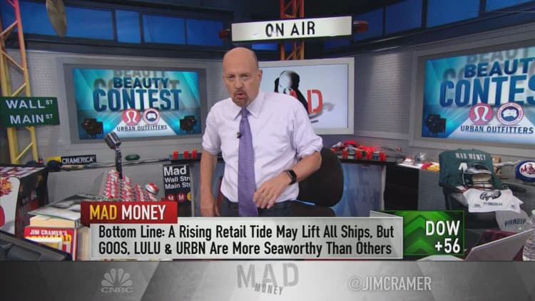 Cramer: Top retail plays Canada Goose, Lululemon and Urban Outfitters are winning with 2 key drivers