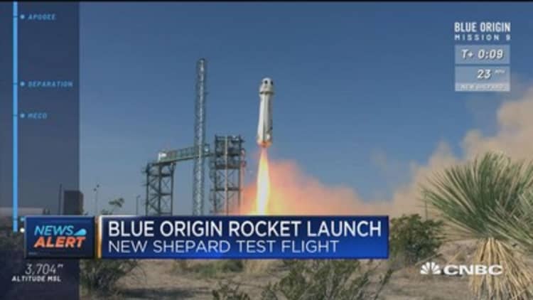 Blue Origin launches New Shepard test flight