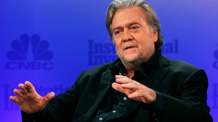 Steve Bannon tells CNBC there's 'no chance' Trump will back down in China trade war