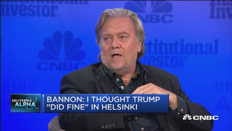 Bannon: Donald Trump is trying to save NATO, doesn't want protectorate