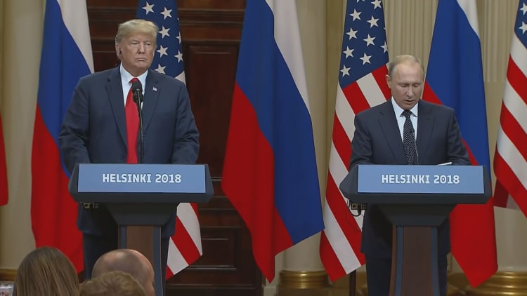Most Americans disapprove of President Trump’s performance in Helsinki, according to a new poll