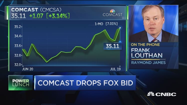 A Comcast-Sky merger would elongate the market, says analyst