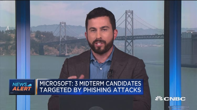 Microsoft: Three midterm candidates targeted by phishing attacks