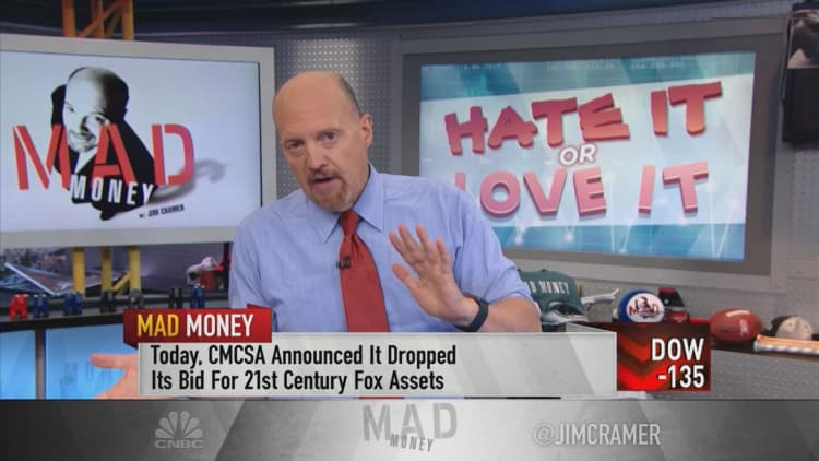 Cramer expects 'total revaluation' of Comcast and Disney