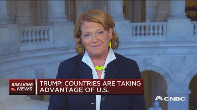 Sen. Heitkamp: We have to be concerned over what's happening with trade