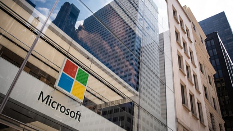Microsoft hits all-time high after strong earnings