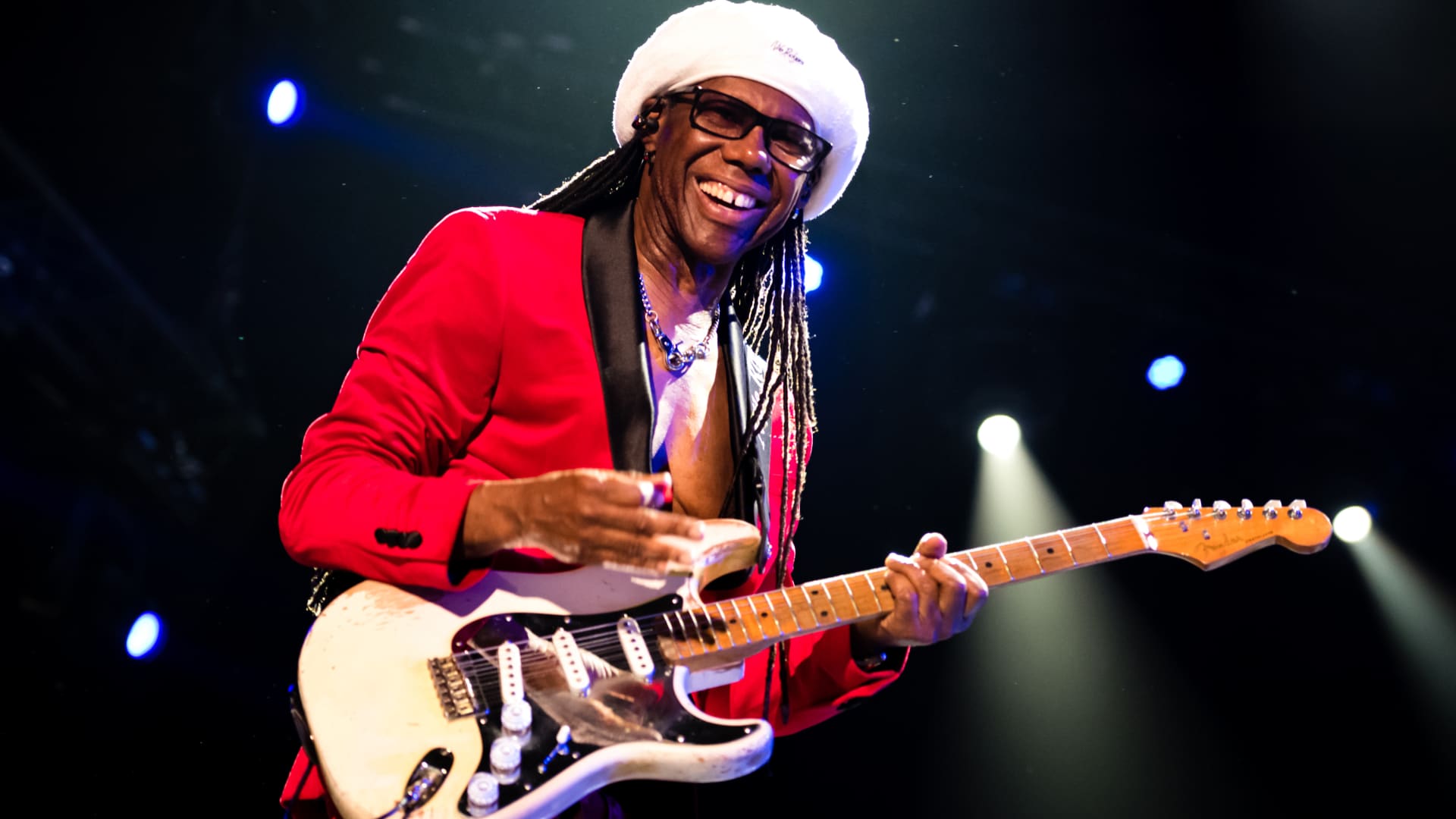 Nile Rodgers of Chic performs on stage at North Sea Jazz Festival at Ahoy on July 14, 2018 in Rotterdam, Netherlands. 