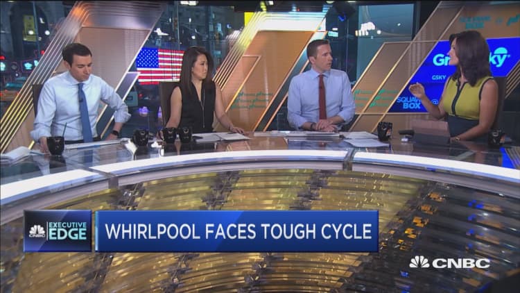 Whirlpool shares tumble ahead of earnings