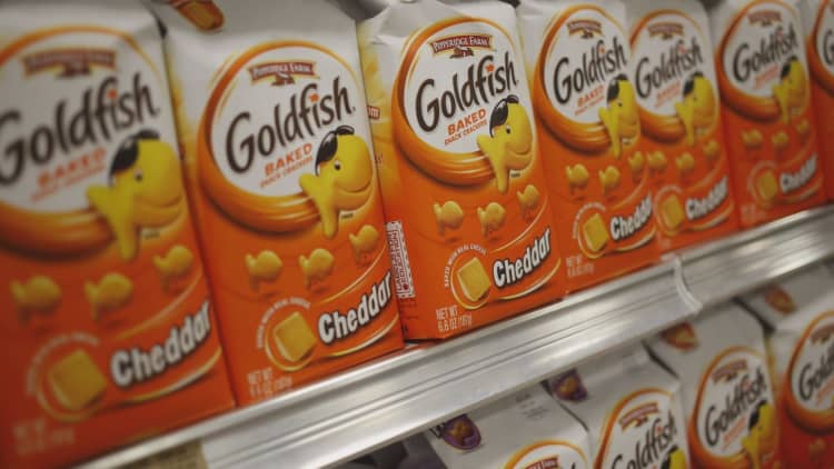 Pepperidge Farm recalling Goldfish Crackers because of salmonella risk