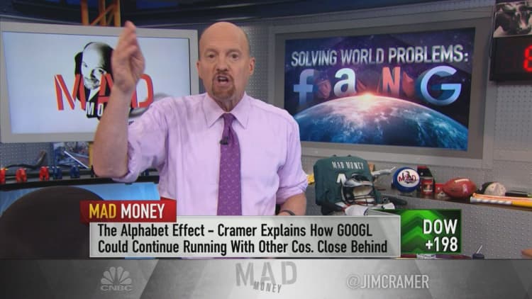 Cramer says FANG stocks could still have room to run after Alphabet's quarter
