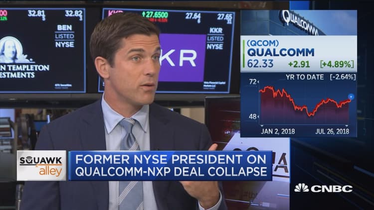 Qualcomm deserves a bit of blame on NXP cancellation, says former NYSE president