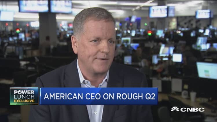 American Airlines CEO on rough quarterly earnings