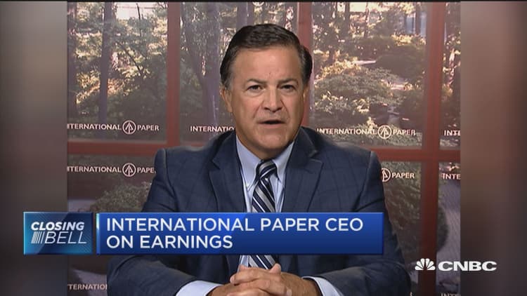 International Paper CEO: Secondary trade impact big issue for us