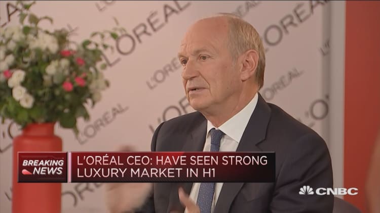 L'Oreal CEO: Hope second half of 2018 will show improvement in French economy