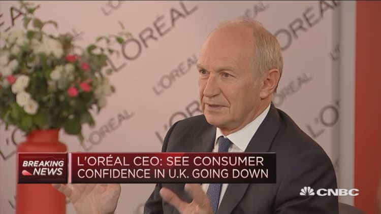 L’Oreal CEO: Trade war 'totally absurd' and not what we need right now