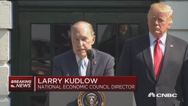 White House advisor Kudlow: This boom is sustainable, not a one-shot effort