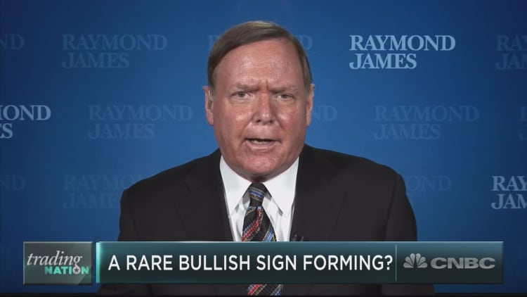 A rare bullish signal is forming in the market, according to Jeff Saut