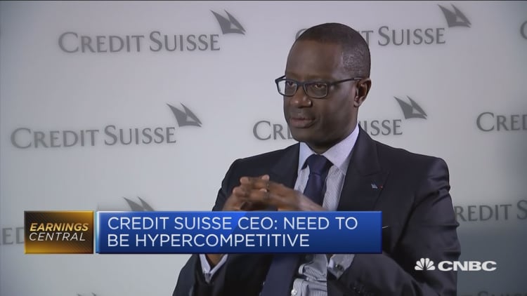 Credit Suisse CEO on competition in wealth management industry