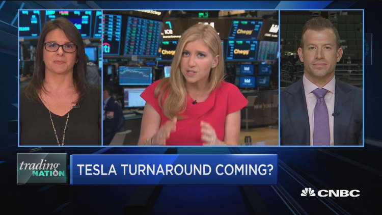Trading Nation: Investors more bearish on Tesla