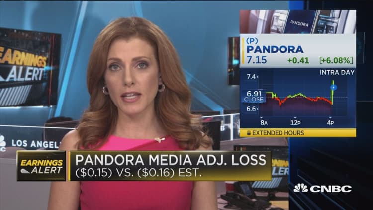 Pandora Media spikes after passing subscriber expectations