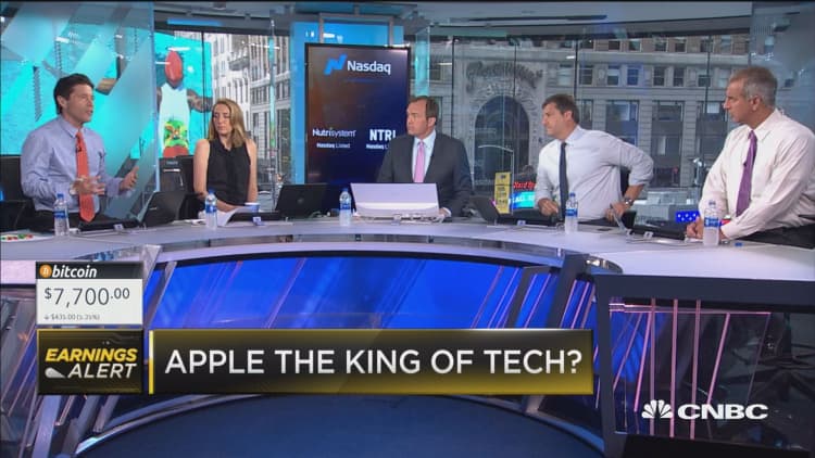 Is Apple now the king of tech?