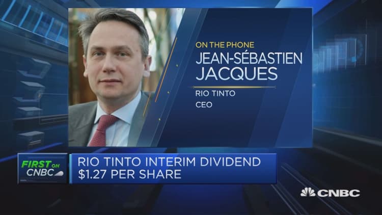 Rio Tinto CEO: Absolutely delighted with strong set of results