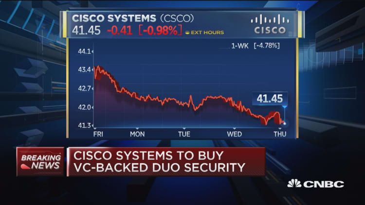 Cisco Systems to buy VC-backed Duo Security