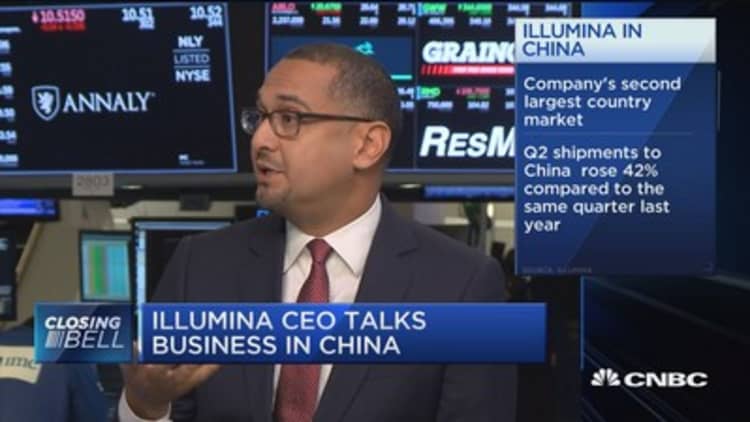 Illumina CEO on the growth of DNA sequencing