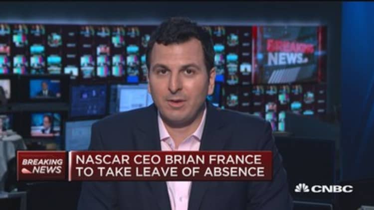 NASCAR CEO to take leave of absence