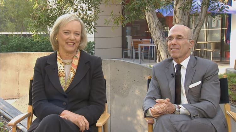 Jeff Katzenberg and Meg Whitman close $1 billion funding round for NewTV