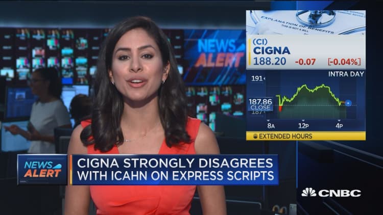 Cigna: Icahn doesn't reflect interests of our shareholders