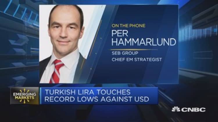 Contagion effects of Turkish lira drop are limited, strategist says