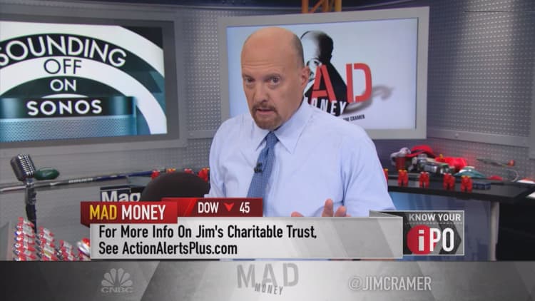 Cramer says newly public Sonos reminds him of Fitbit: 'I'm not going to make the same mistake twice'