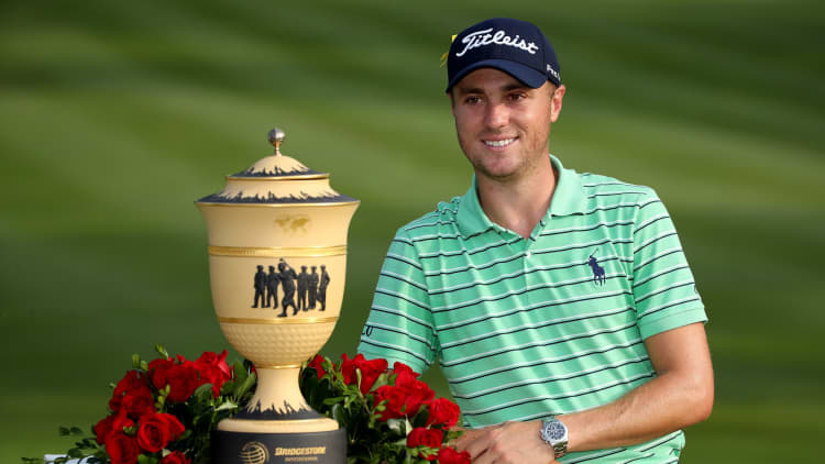 Pro golfer Justin Thomas discusses Covid's impact on golf and the PGA tour