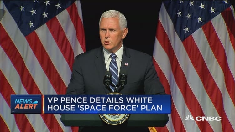 VP Mike Pence details White House's 'space force' plan