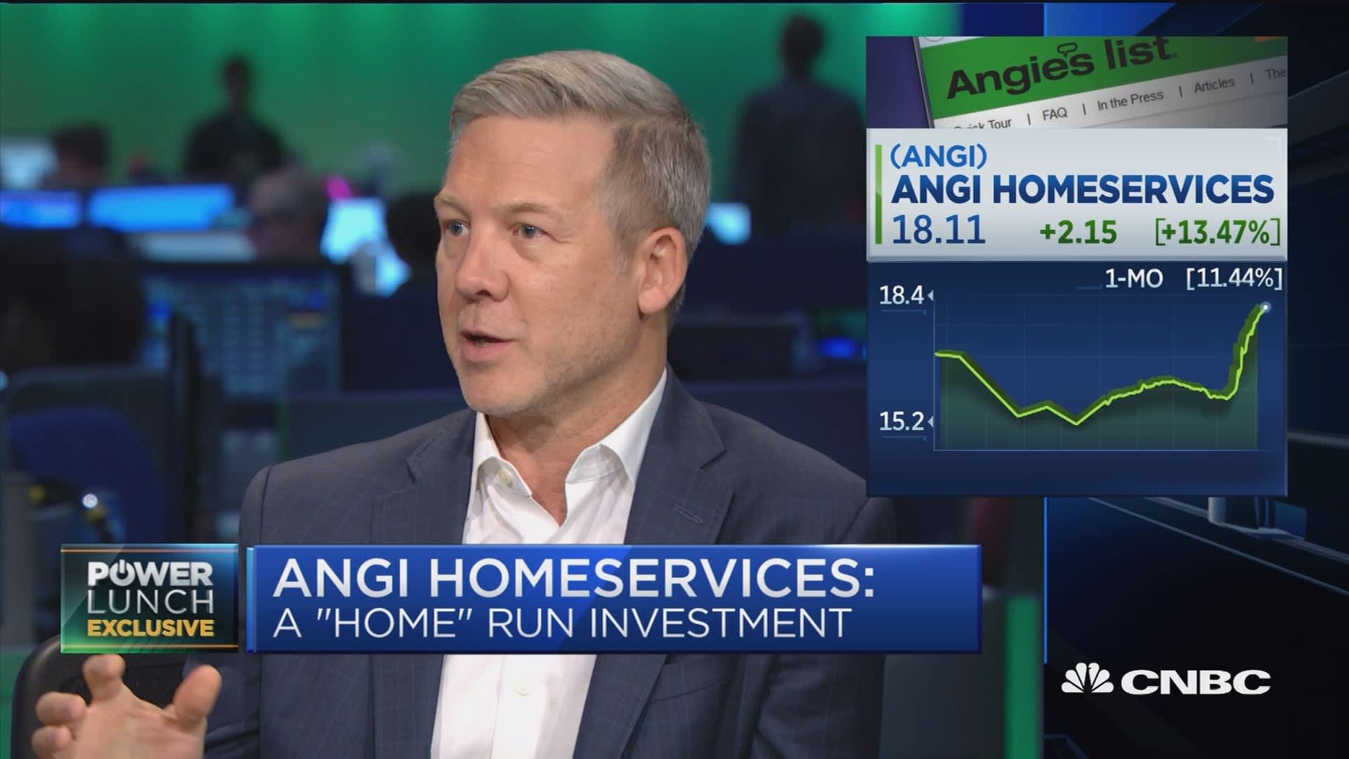 ANGI Homeservices CEO on 'home' run growth and surging stock