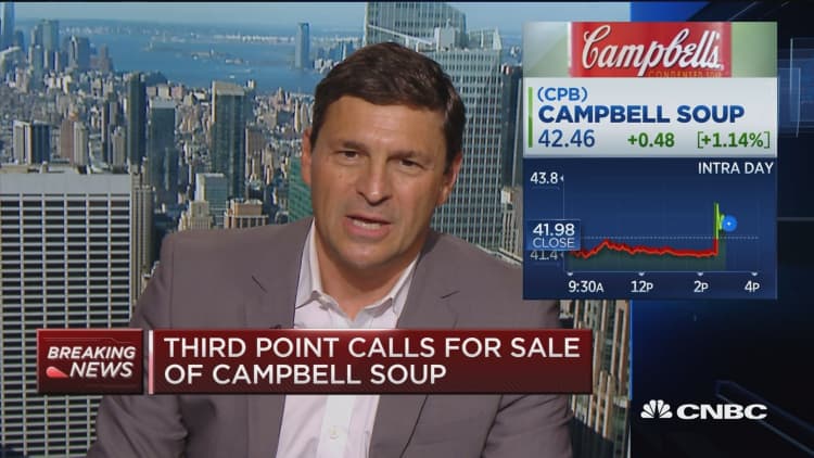 Third Point calls for sale of Campbell Soup Co.