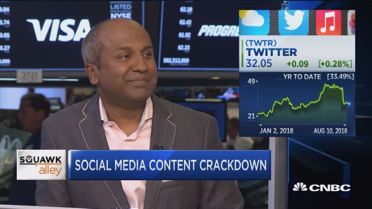 Sree Sreenivasan on social media content crackdown