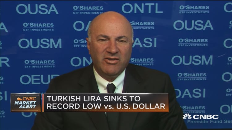 Turkey is going to have to fix itself or Erdogan is going to lose his job, says Kevin O'Leary