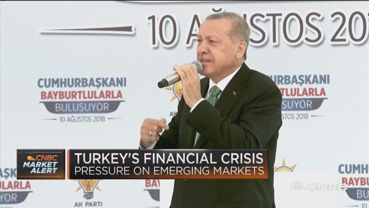 Turkey's financial crisis squeezes emerging markets