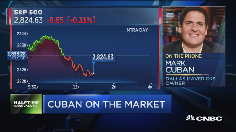 Mark Cuban on markets: I have a lot of cash on the sidelines