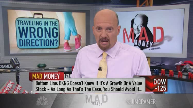 Cramer: Booking needs to decide if it’s a growth or value stock