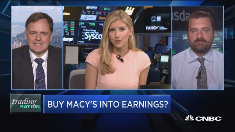 Trading Nation: Buy Macy's into earnings?