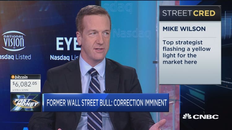 Stock market correction imminent, says Morgan Stanley