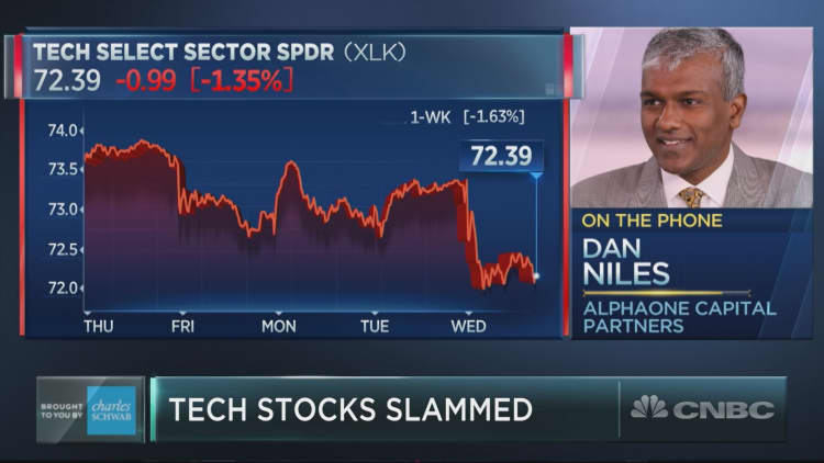 Amid the big tech sell-off, investor Dan Niles says he’s worried about Apple